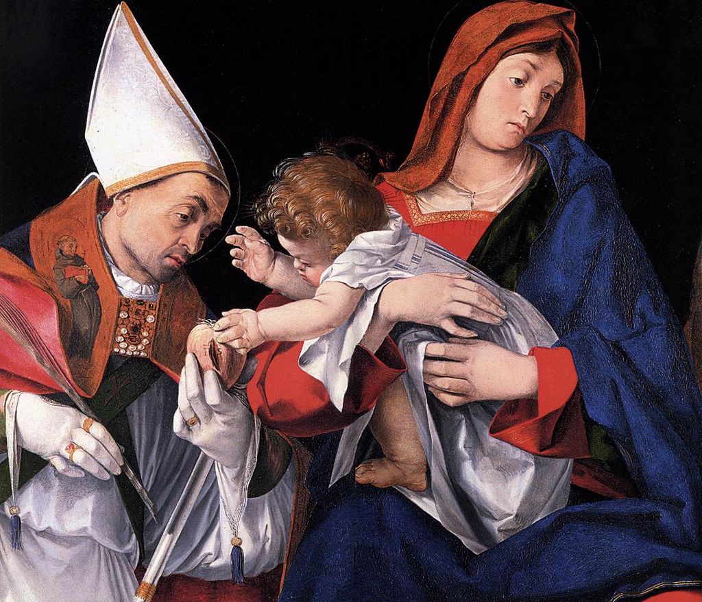 Sant'Ignazio di Antiochia con la Vergine e il Bambino